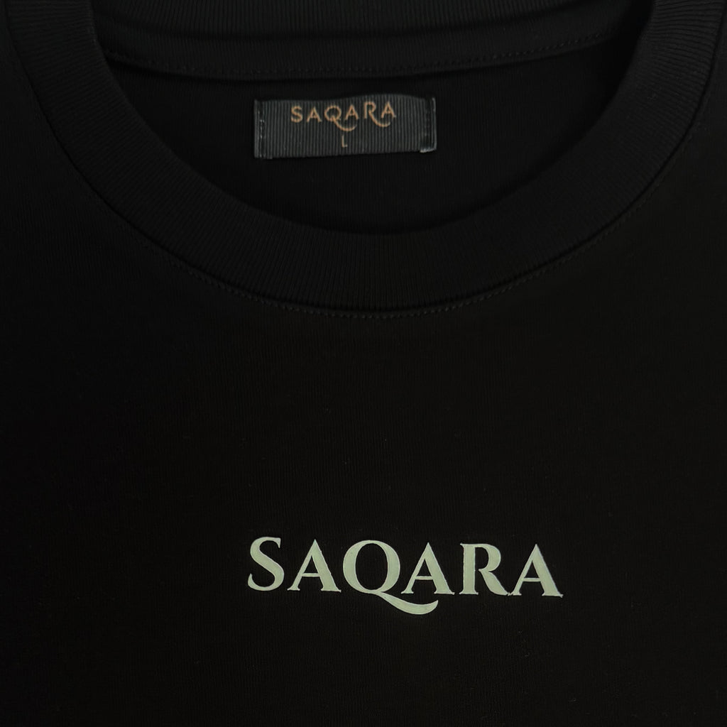 CAMISETA ESENCIAL SAQARA - NEGRO
