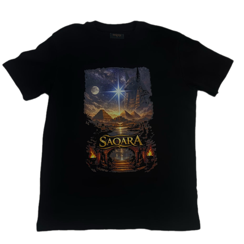 CAMISETA HORIZONTE SAGRADO - NEGRO